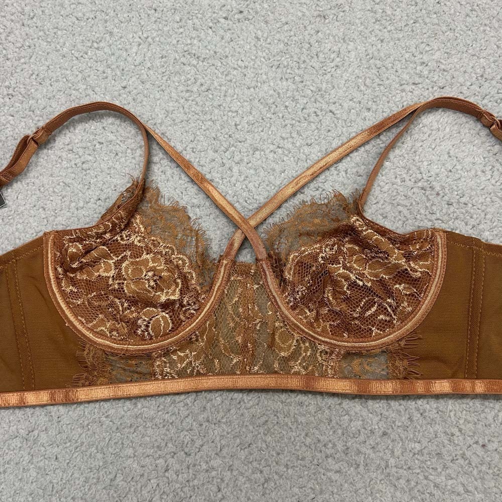 Charlotte Russe Bra Small Longline Demi Bra Lingerie Bra NWT
